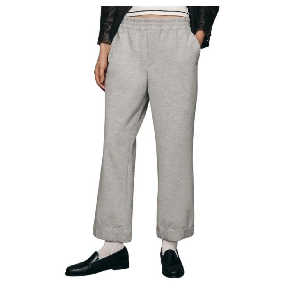 Anthropologie Maeve Tailored City Swetpants Heathered Gray Size XL New